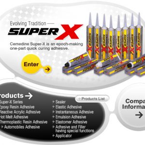 Cemedine super X 8008 và Cemedine Super X Series
